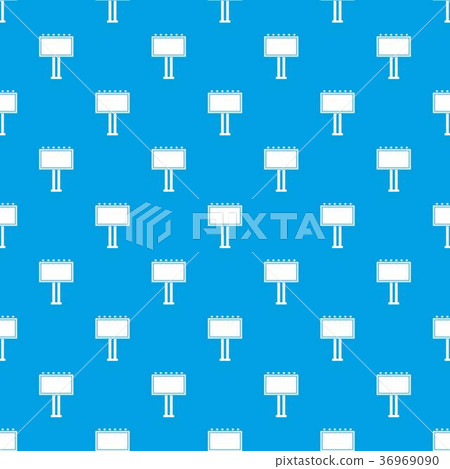 Advertising billboard pattern seamless blue Advertising billboard pattern seamless blue 36969090
