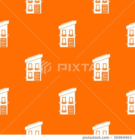 Two-storey house pattern seamless Two-storey house pattern seamless 36969463
