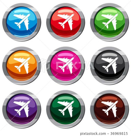 Passenger airliner set 9 collection Passenger airliner set 9 collection 36969815