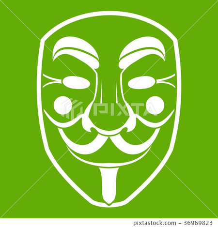 Vendetta mask icon green 36969823