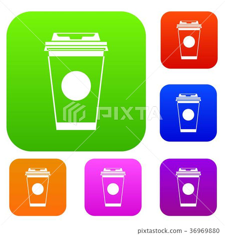 Paper coffee cup set collection Paper coffee cup set collection 36969880