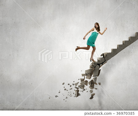 Up the ladder overcoming challenges 36970385