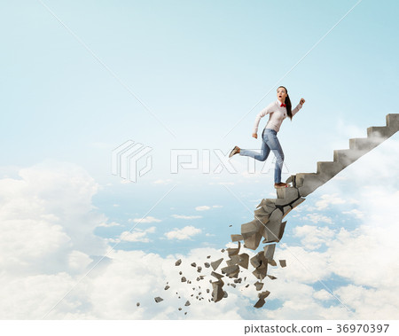 Up the ladder overcoming challenges Up the ladder overcoming challenges 36970397