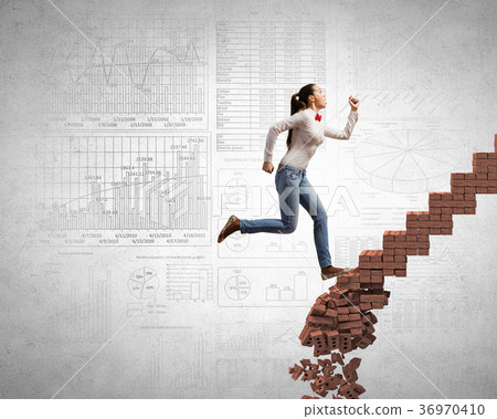 Up the ladder overcoming challenges 36970410