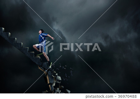 Sportsman overcoming challenges Sportsman overcoming challenges 36970488