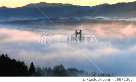 秩父盆地的雲海 36971303