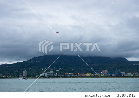 Freshwater river on the eve of heavy rain Freshwater river on the eve of heavy rain 36973812
