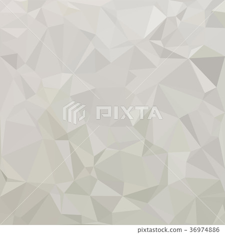 Gray White Polygonal Background, Creative Design - Stock Illustration ...