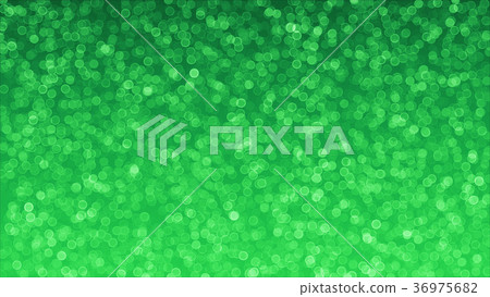 Green glitter glamour background Bokeh 36975682