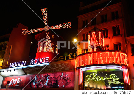 France Paris Moulin Rouge 36975697