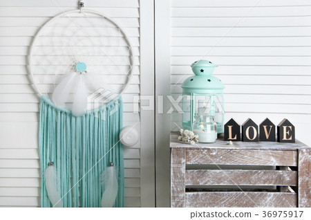 Interior decor on white background 36975917