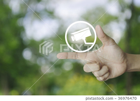 Business security concept Business security concept 36976470