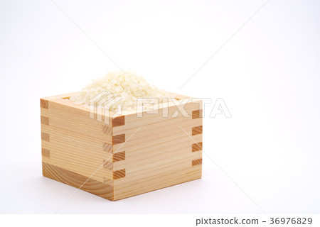 在白色背景c-1的米從側面稍微 36976829