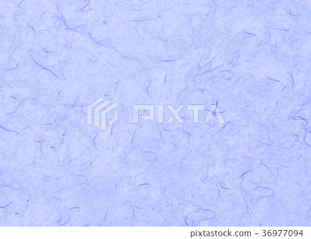 Traditional blue oriental paper with small dust. 36977094