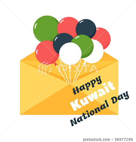 Greeting card for Kuwait National Day 36977299