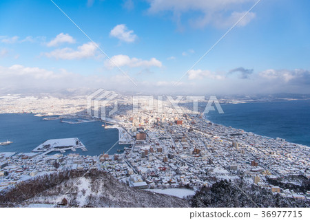 Scenery from Mount Hakodate Winter 36977715