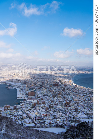 Scenery from Mount Hakodate Winter 36977717