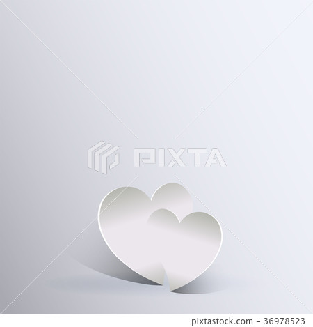 light design with silhouette of two hearts light design with silhouette of two hearts 36978523