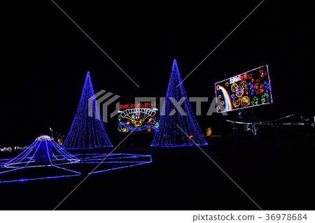 Ojima Government building illumination 36978684