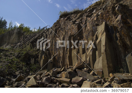 Basalt for building. Basalt career. Basalt pillars Basalt for building. Basalt career. Basalt pillars 36979057
