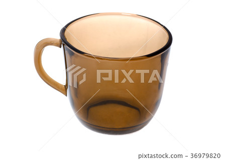 Empty transparent cup 36979820