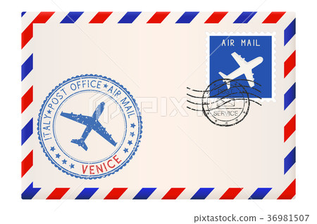 Envelope with Venice, Italy postmark 36981507