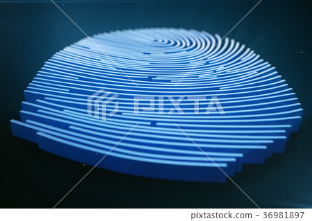Fingerprint Scanning Identification System 36981897