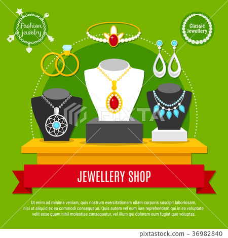 Jewelry Shop Composition 36982840