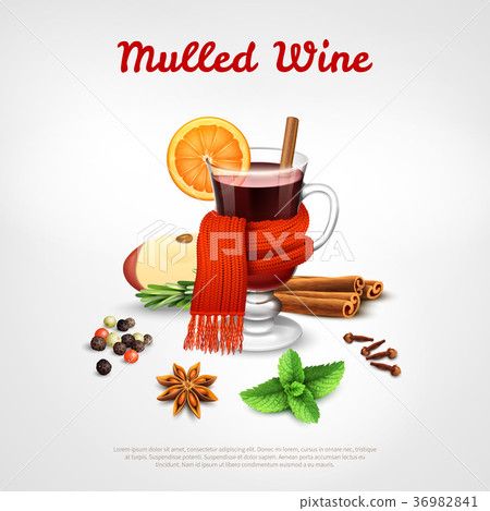 Mulled Wine Design Concept 36982841