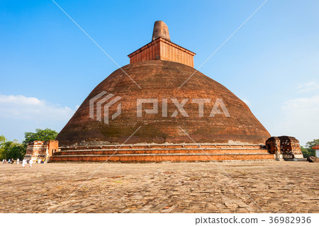 Jethawanaramaya Stupa in Anuradhapura Jethawanaramaya Stupa in Anuradhapura 36982936