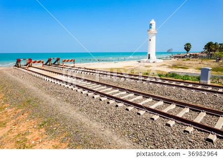 Talaimannar railroad, Sri Lanka 36982964