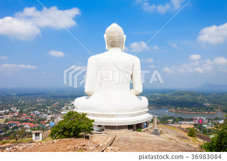 Giant Samadhi Buddha statue Elephant rock in Kurun Giant Samadhi Buddha statue Elephant rock in Kurun 36983084