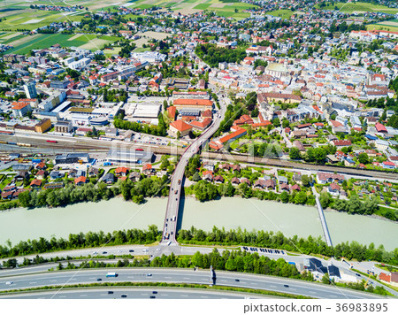 Hall Tirol aerial view Hall Tirol aerial view 36983895