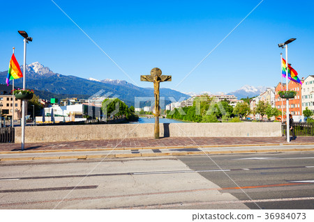 Innsbruck bridge in Austria Innsbruck bridge in Austria 36984073
