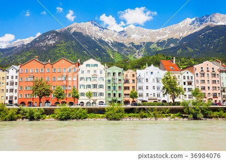 Innsbruck embankment in Austria Innsbruck embankment in Austria 36984076