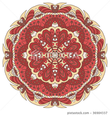 Mandala flower pattern. Doodle drawing Mandala flower pattern. Doodle drawing 36984337