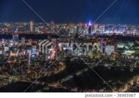 從天空甲板的景谷側夜景 36985067