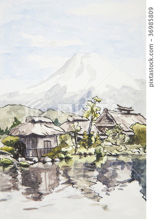 忍野富士 36985809