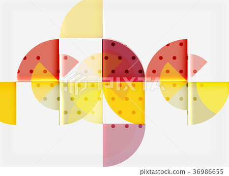 Circle elements on black background Circle elements on black background 36986655
