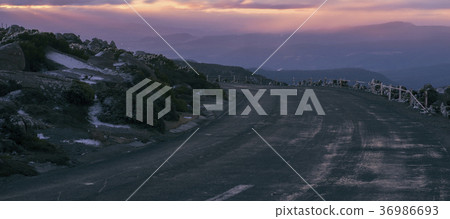 On top of Mount Wellington in Hobart. On top of Mount Wellington in Hobart. 36986693