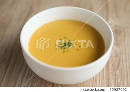 Corn potage soup table 36987002