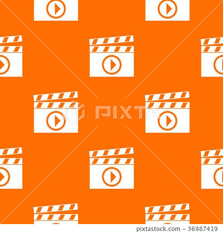 Clapperboard for movie shooting pattern seamless Clapperboard for movie shooting pattern seamless 36987419