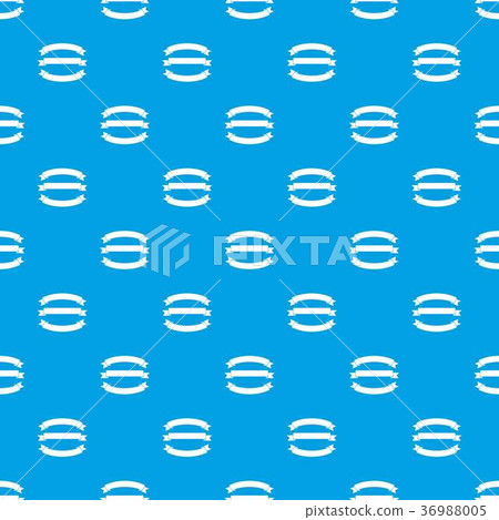 Ribbons pattern seamless blue 36988005