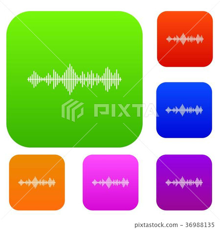 Musical pulse set collection - Stock Illustration [36988135] - PIXTA