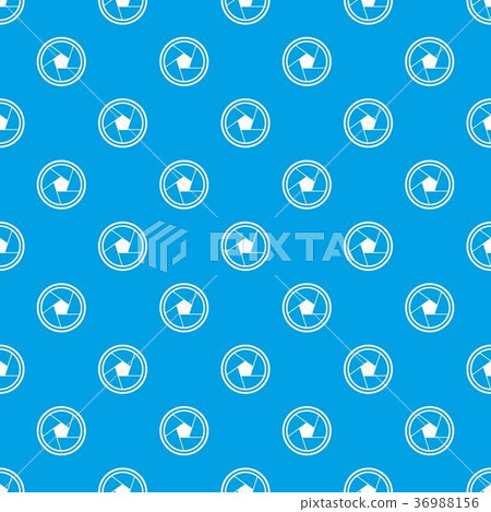 Photo objective pattern seamless blue 36988156