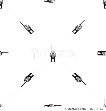 Radio transmitter pattern seamless black - Stock Illustration [36988167 ...