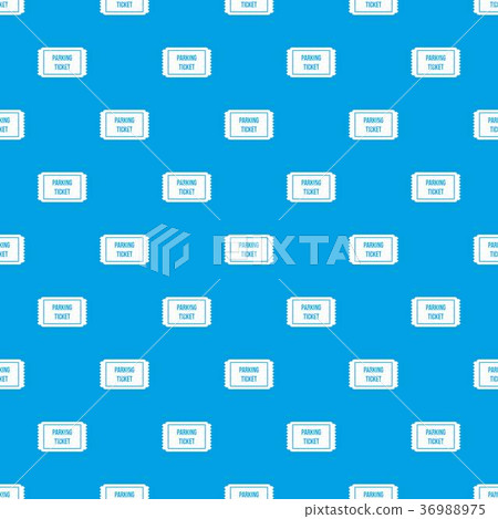 Parking ticket pattern seamless blue Parking ticket pattern seamless blue 36988975