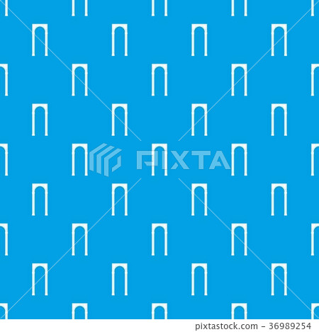 Arch pattern seamless blue Arch pattern seamless blue 36989254