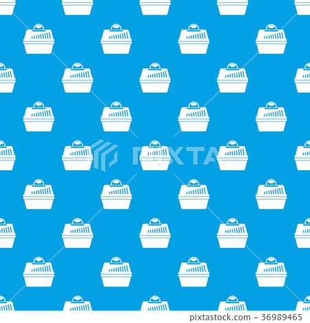 Portable cage for pets pattern seamless blue Portable cage for pets pattern seamless blue 36989465
