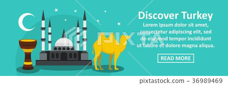 Discover turkey banner horizontal concept 36989469